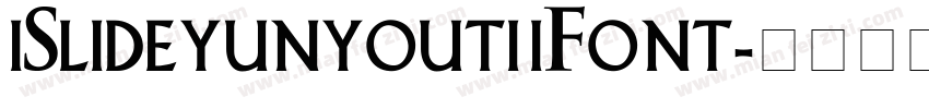 iSlideyunyouti iFont字体转换